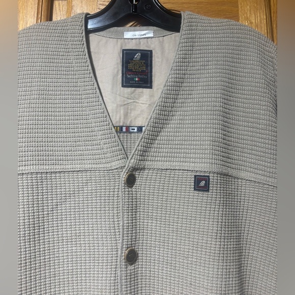 Green Coast Beige Wool Cardigan Sweater Men’s Large 48 Made in Italy EUC - Picture 5 of 7